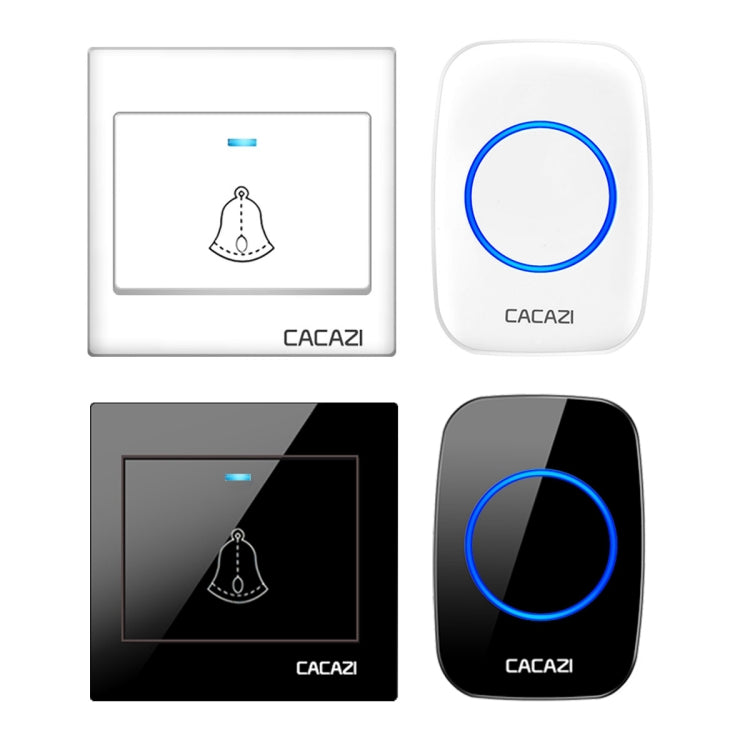 CACAZI H10 1 For 1 Wireless Smart Doorbell without Battery CACAZI H10 1 For 1 Wireless Smart Doorbell without Battery